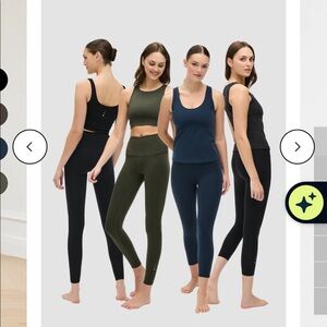 Élastique Athletics cropped black leggings 21” XL